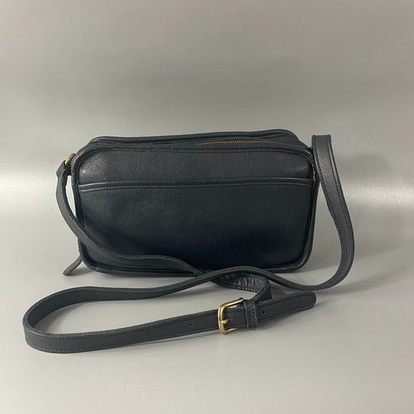 Coach Handbags - Vintage Coach Multi compartment Zip | #9974 | Navy